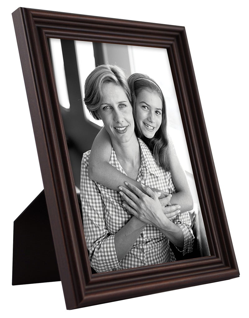 MCS 10pc Multi Pack Picture Frame Value Set - Two 8x10 Inch  Four 5x7 Inch  Four 4x6 In  Mahogany (65705) - Image 2