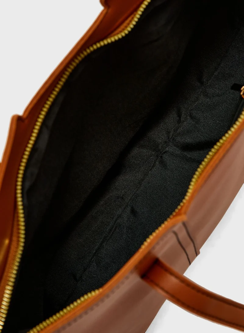 ELLA Cutout Detail Tote Bag