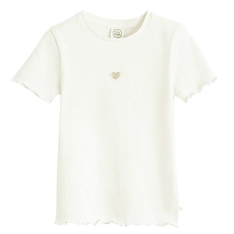 كول كلوب من سمييك CCG3210536 WHITE COTTON T-SHIRT S/S