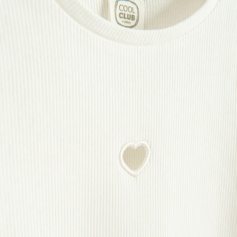 كول كلوب من سمييك CCG3210536 WHITE COTTON T-SHIRT S/S