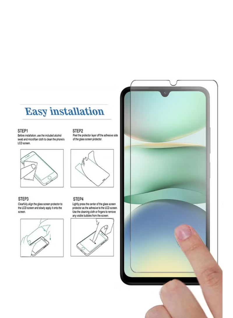 واقي شاشة زجاجي مقوى لهاتف شاومي ريدمي A5 شفاف - Image 4