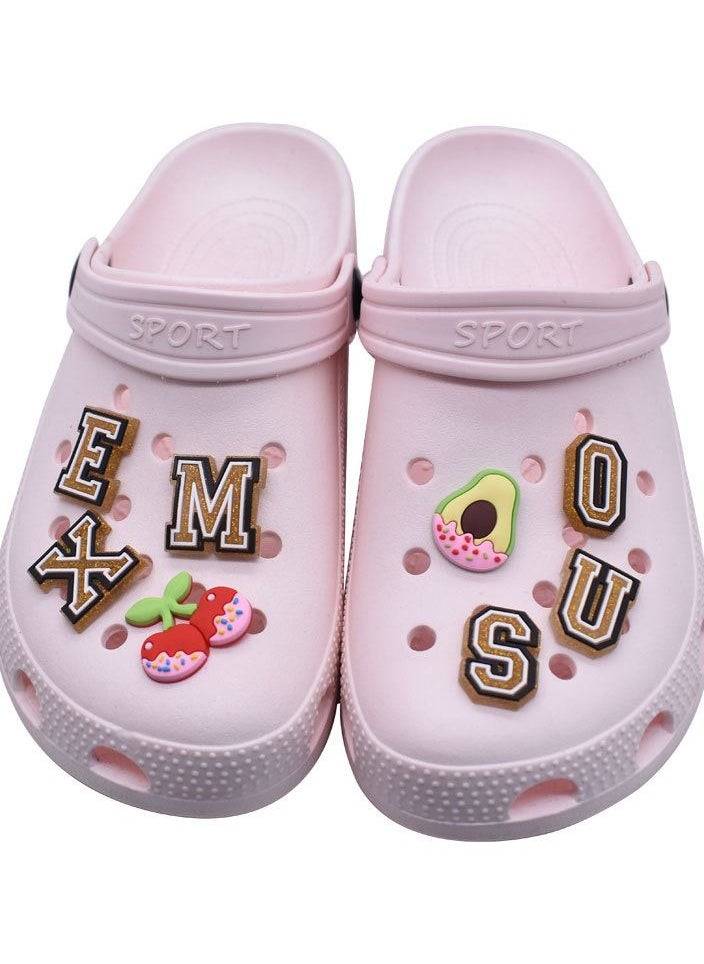 SYOSI Shoe Decoration Charms, Shoe Charms for Croc, 37 Pcs Letters Numbers Shoe, A-Z Letters & 0-9# Numbers for Bracelets, Decoration for Boys and girls Teens Party Favor Birthday Gifts  - Image 3