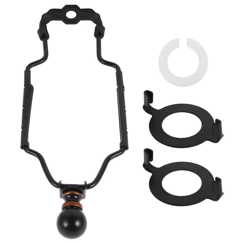 1 Set Lamp-shade Holder Replaceable Light Base Lampshade Adapter Converter Finial Set - Image 1