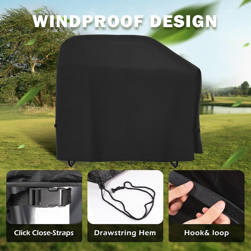 Starcrew Grill Cover for Traeger Woodridge Pellet Grill TFB86MLH, Outdoor Griddle Cover for Traeger Pellet Smoker Grill, Waterproof BBQ Grill Cover for All Weather - Image 5