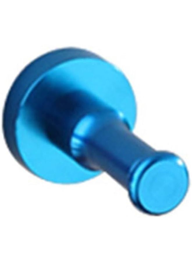 Light Blue Aluminum Bathroom Wall Hook Rustproof Space Saving Hanger - Image 2
