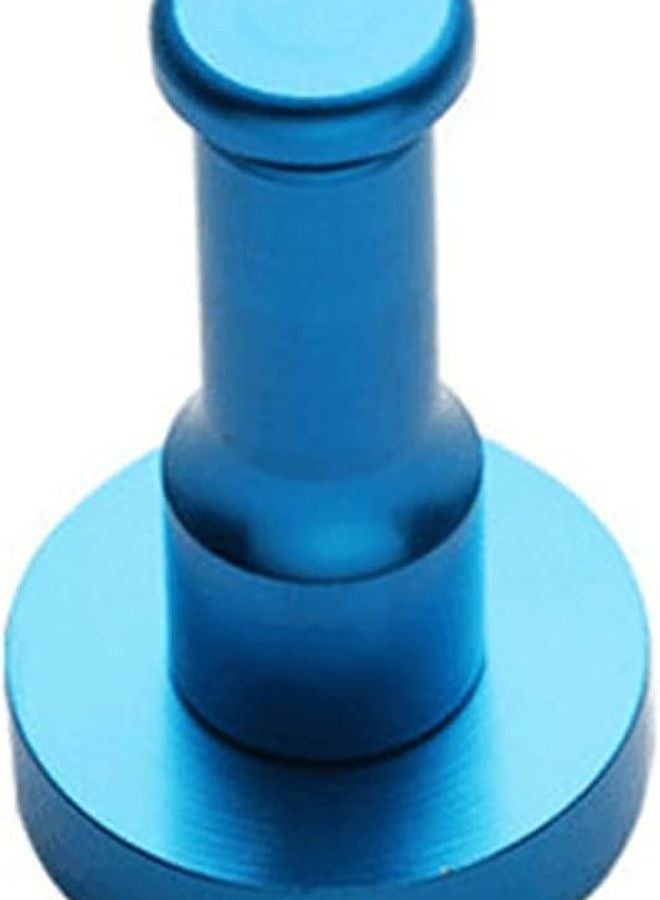 Light Blue Aluminum Bathroom Wall Hook Rustproof Space Saving Hanger - Image 4