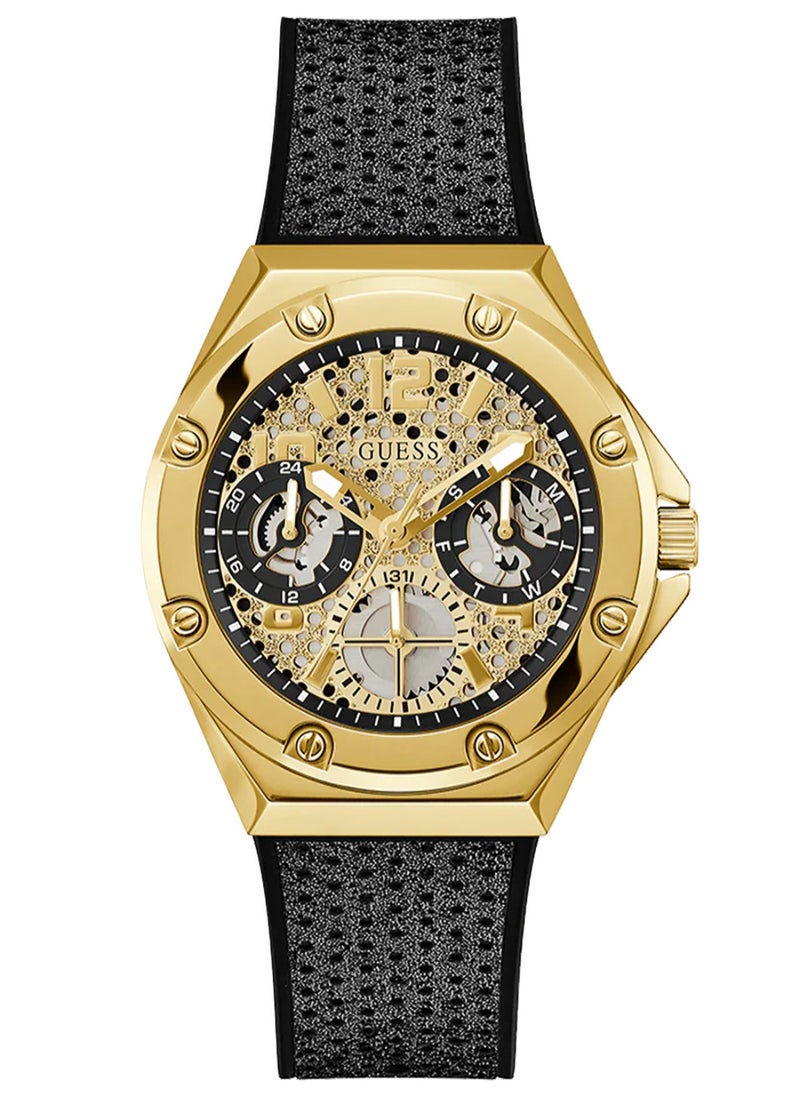 GUESS ساعة جيس أستيريا متعددة الوظائف بقرص دائري متعدد الوظائف للنساء - GW0620L2  - Image 1