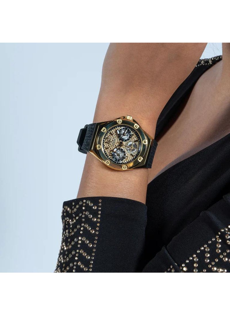 GUESS ساعة جيس أستيريا متعددة الوظائف بقرص دائري متعدد الوظائف للنساء - GW0620L2  - Image 5
