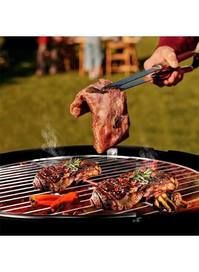 Extra 3 in 1 Detachable Vertical Charcoal Grill with Built-in Thermometer and Adjustable Vent for Outdoor Cooking, BBQ Charcoal Grill for Picnic and Camping - Image 4