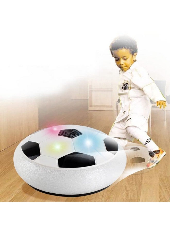 VGRASSP Hover Soccer Ball, Soft Eva Material Foam Bumper Air Indoor Football Made in India for Kids, Toy with Multi Colour LED Lights, Best Gifts for Toddlers, Boys and Girls (Color as per Stock) - Image 1