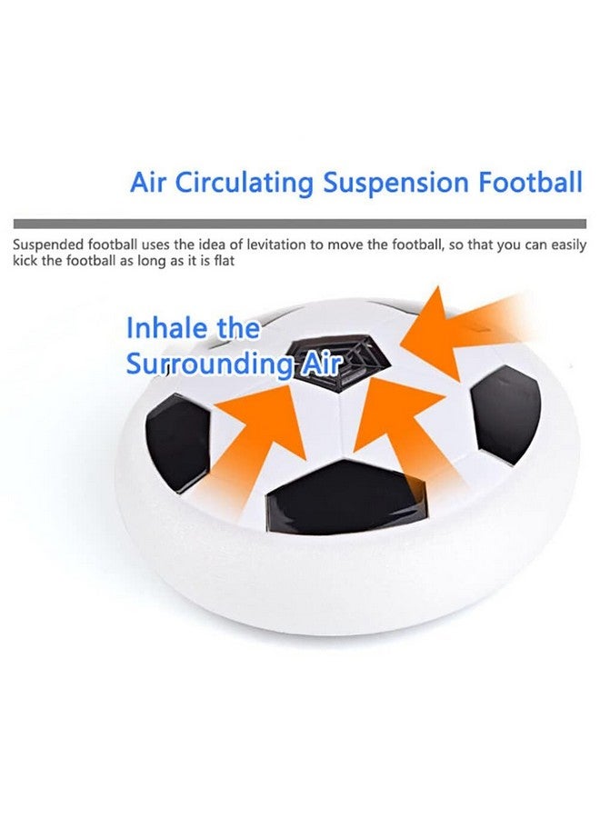 VGRASSP Hover Soccer Ball, Soft Eva Material Foam Bumper Air Indoor Football Made in India for Kids, Toy with Multi Colour LED Lights, Best Gifts for Toddlers, Boys and Girls (Color as per Stock) - Image 5