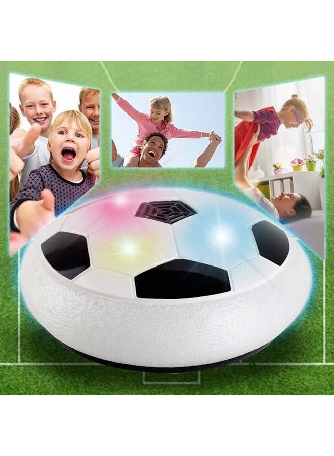 VGRASSP Hover Soccer Ball, Soft Eva Material Foam Bumper Air Indoor Football Made in India for Kids, Toy with Multi Colour LED Lights, Best Gifts for Toddlers, Boys and Girls (Color as per Stock) - Image 3