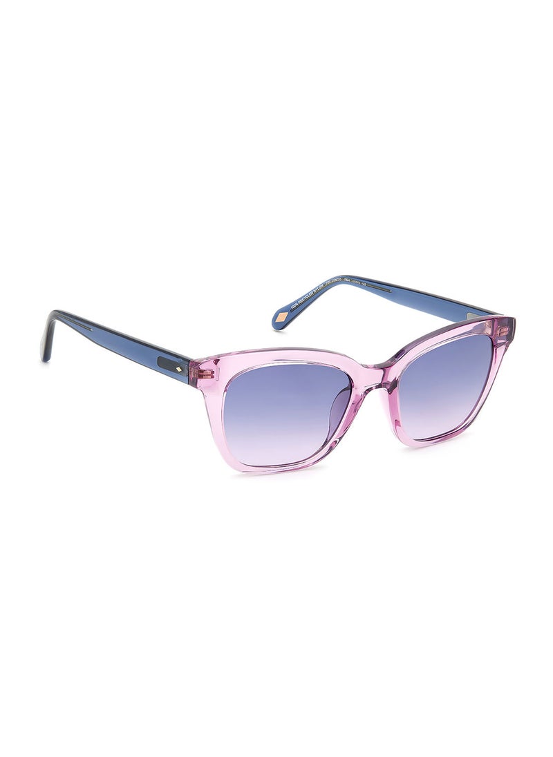 Women's UV Protection Square Sunglasses - Fos 2126/G/S Lilac 51 - Lens Size: 51 Mm - pzsku/ZF0A51C7D5AE841D8DED7Z/45/_/1692190543/23e1bd51-1ec6-4961-b0e4-3f761b214e1c