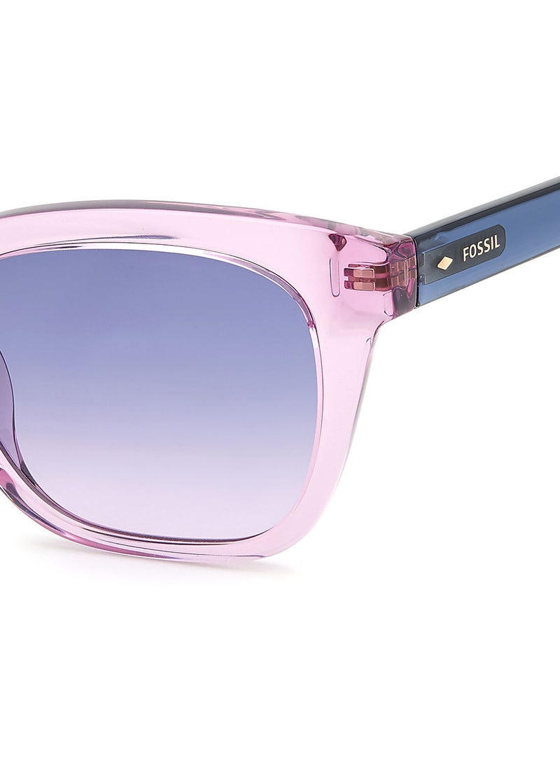 Women's UV Protection Square Sunglasses - Fos 2126/G/S Lilac 51 - Lens Size: 51 Mm - pzsku/ZF0A51C7D5AE841D8DED7Z/45/_/1692190544/655bef6e-517b-4b2b-a89b-0391c8f844bf