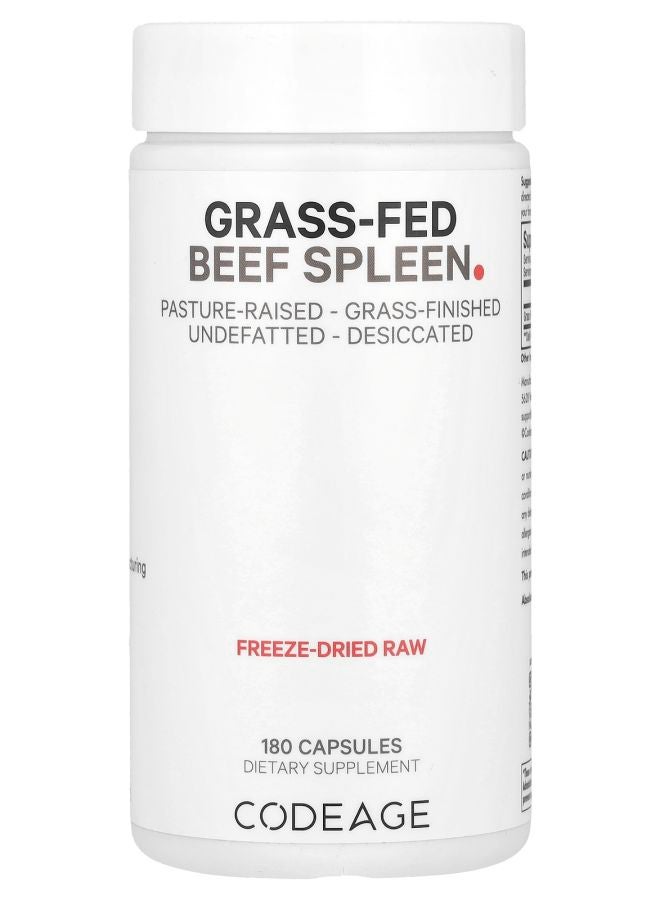 Codeage GrassFed Beef Spleen 180 Capsules