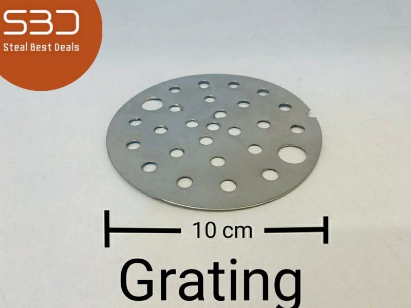 SBD Stainless Steel Round Floor Drainer | Floor Drainer for Bathroom 5 Inches | Anti Cockroach | Bathroom Floor Jali | Floor Trap Jali | Bathroom Drain Jali - Image 4