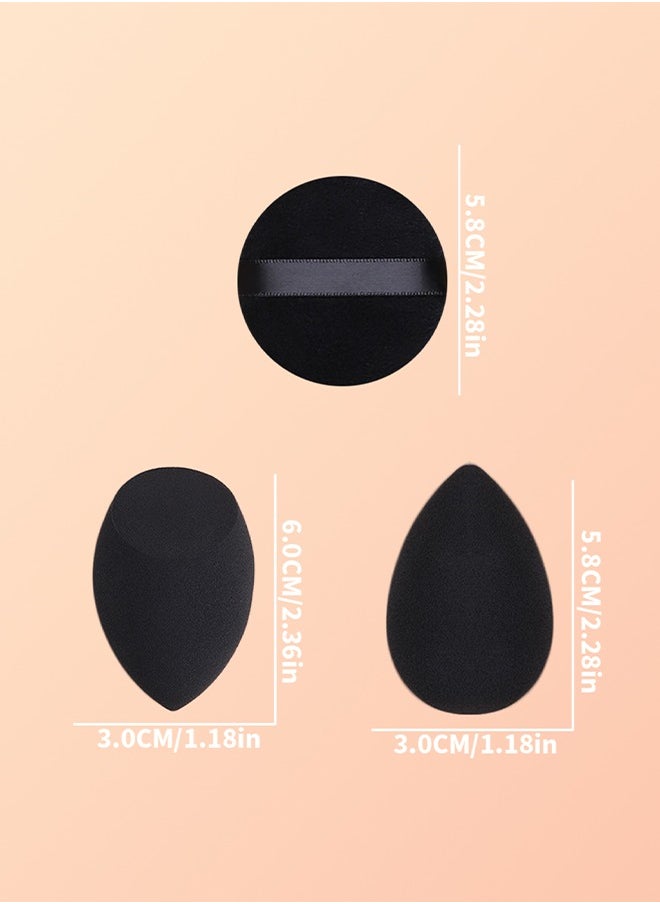 15 PCS Makeup Brush Set, 12 Multi Use Makeup Brushes, with 2 Makeup Sponges and 1 Makeup Puff, Foundation Blush Concealer Shading Eye Makeup Brush, for Beginners and Professionals