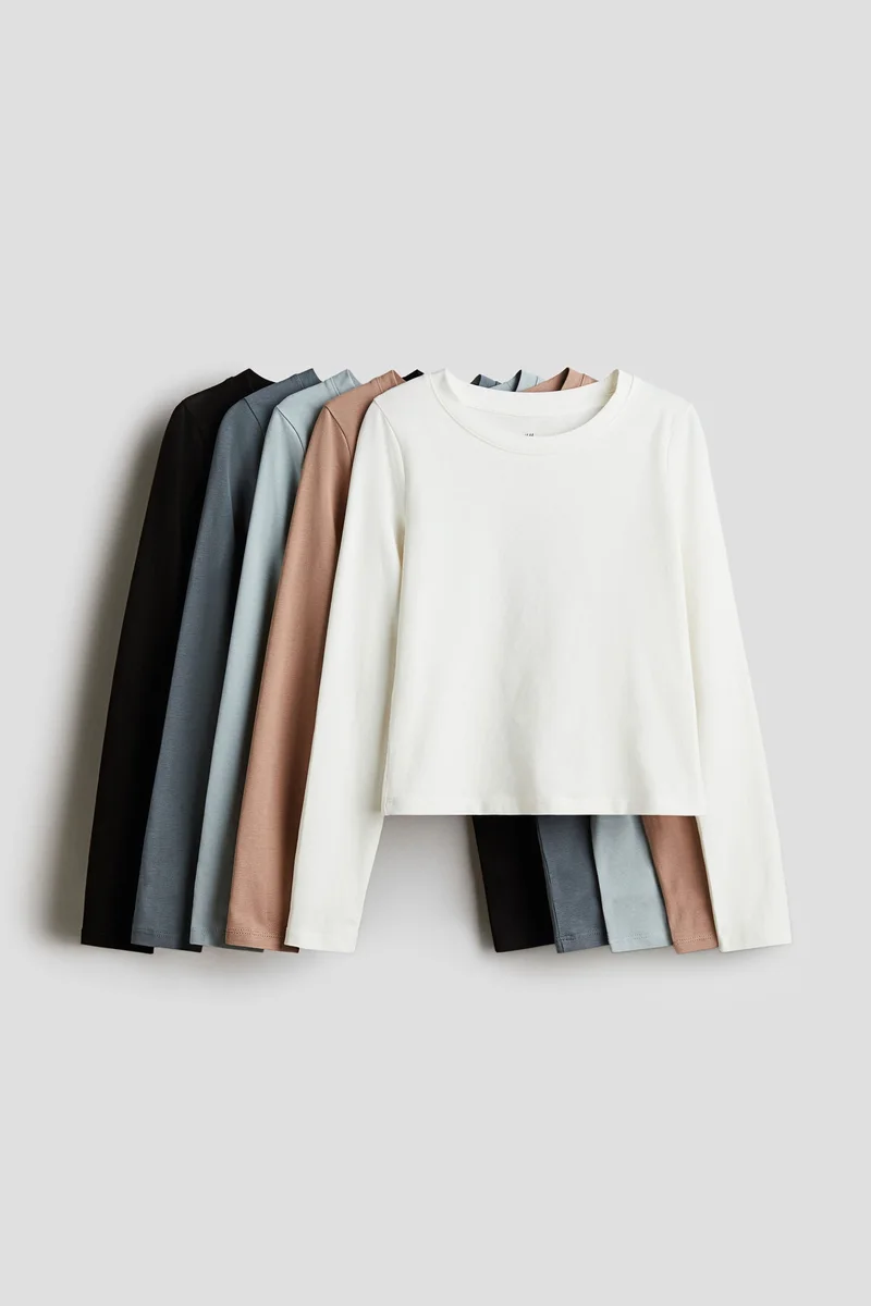 H&M 5-pack jersey tops