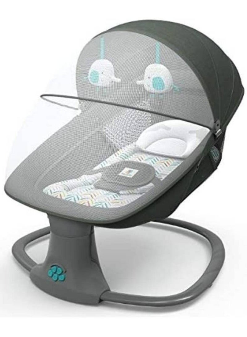 Baby and kids electric rocking chair with remote control 3 in 1 and adjustable backrest - Image 1