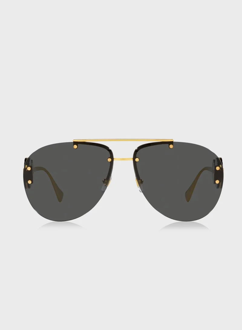 VERSACE 0Ve2250 Oversized Sunglasses