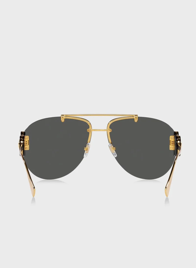VERSACE 0Ve2250 Oversized Sunglasses