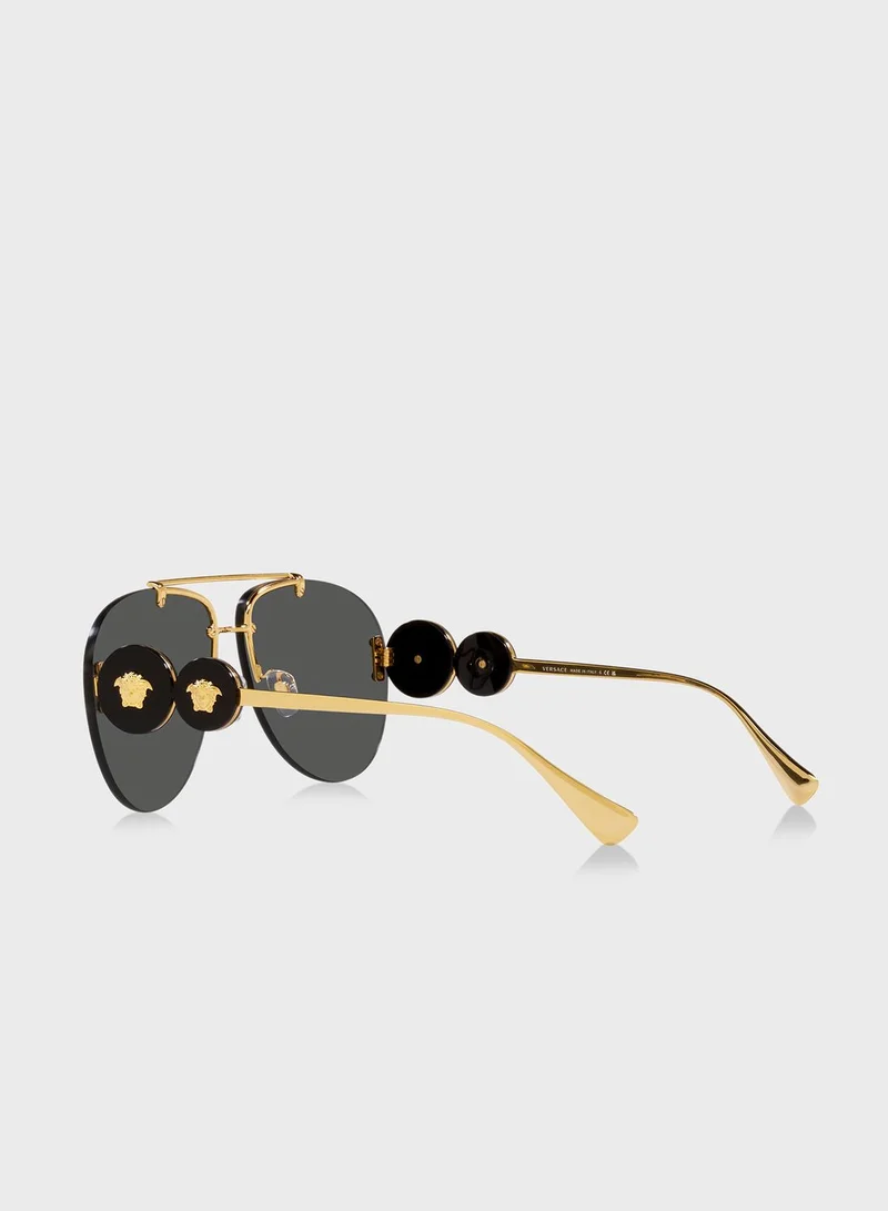 VERSACE 0Ve2250 Oversized Sunglasses