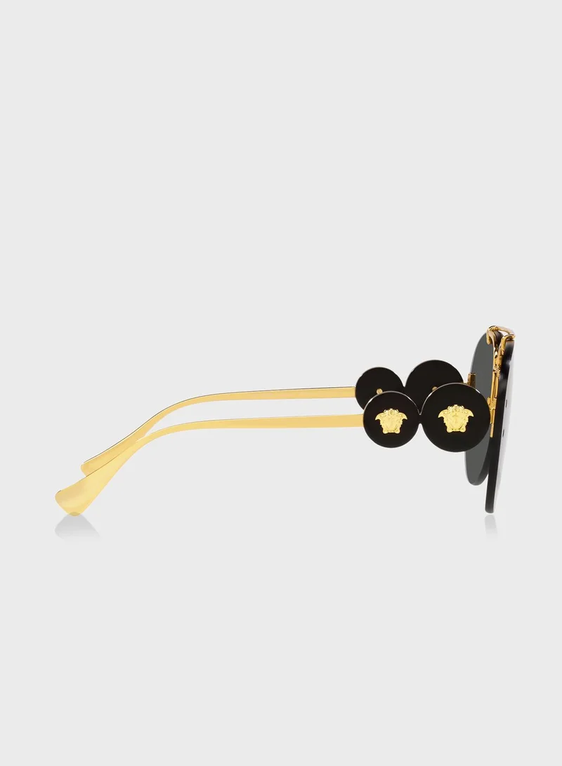 VERSACE 0Ve2250 Oversized Sunglasses