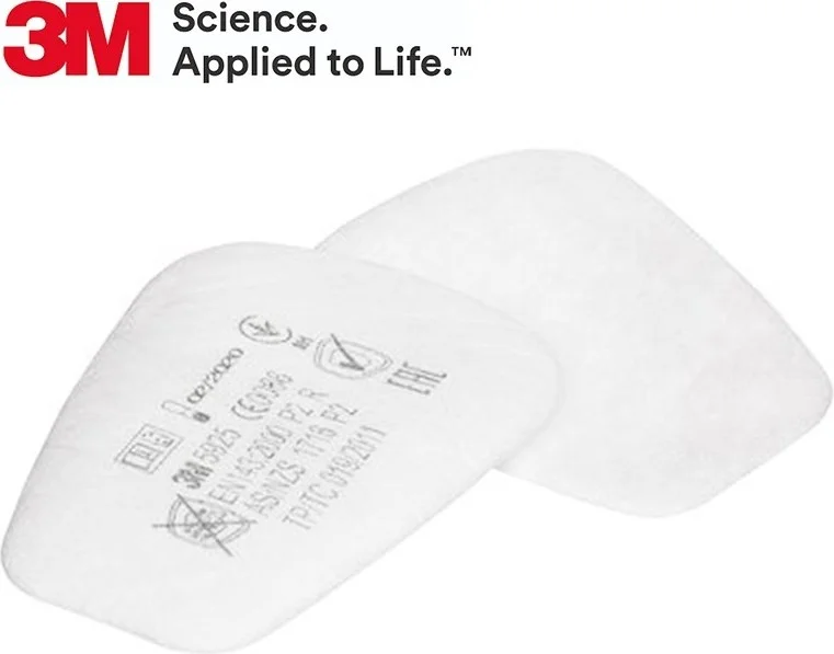 3M ™ 5925 Particulate Filter (Bayonet Connection, P2 R Filter) - (1 Pair)