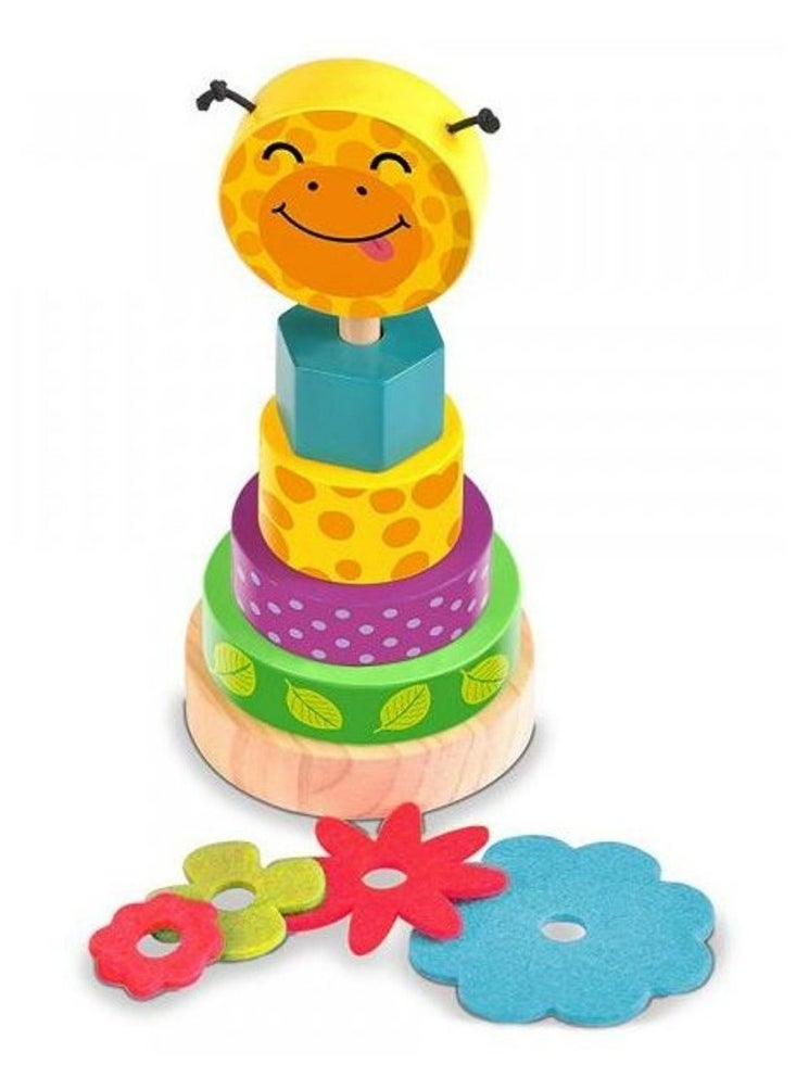 Fiesta Crafts - Fiesta Crafts Giraffe Stacking Rings - Image 1
