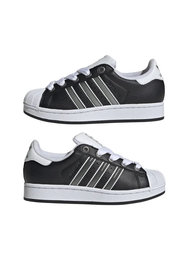 adidas Originals adidas SUPERSTAR II J Black Originals Kids Shoes