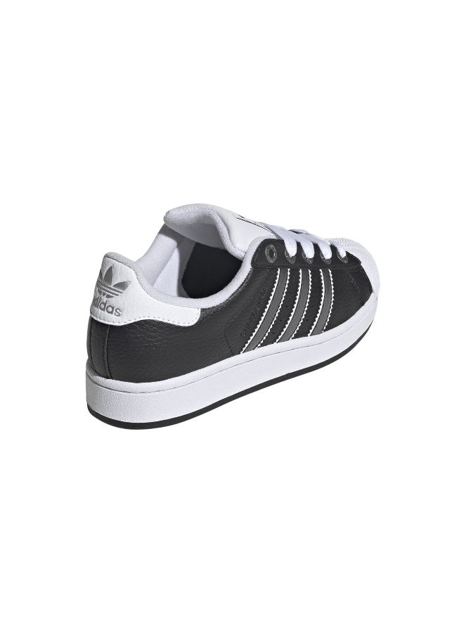 Adidas SUPERSTAR II J Black CASUAL Trainers FOR JUNIOR BOYS AND GIRLS 6.5  - Image 5