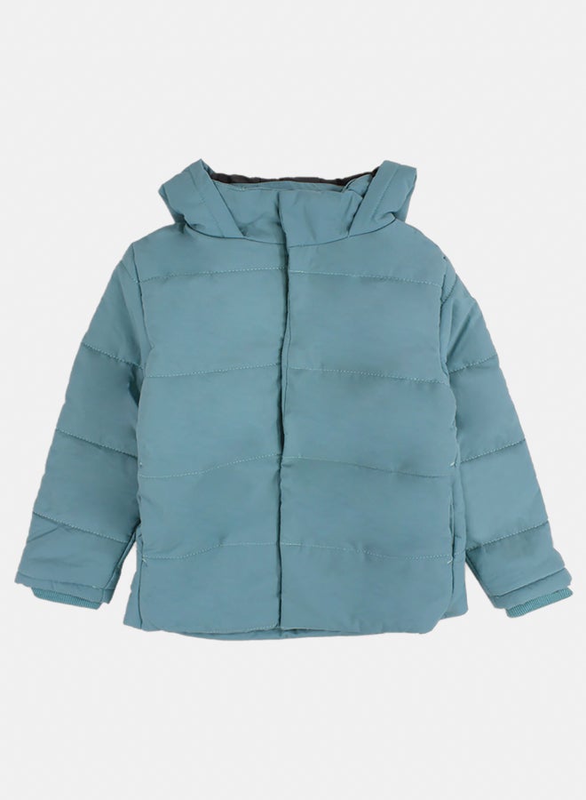 playmore Kids Unisex Puffer Jacket – Mint - Image 1