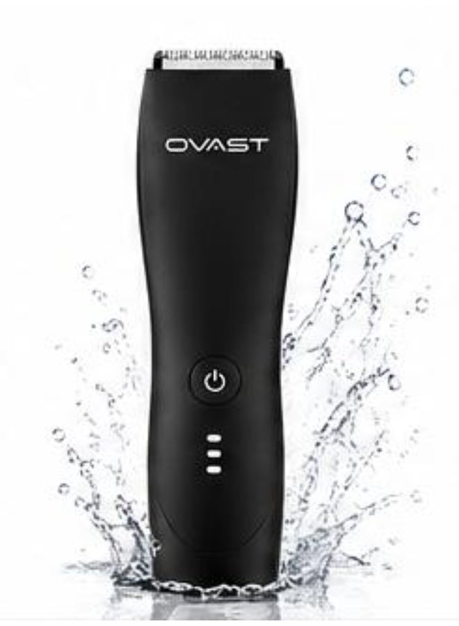 أوفست ماكينة تشذيب الجسم للرجال OVAST موديل OVS-W380 مقاومة للماء بشحن Type-C – بطارية 800 مللي أمبير، شحن سريع، تشغيل هادئ، شفرات آمنة للحية والجسم والمناطق الحساسة - Image 1