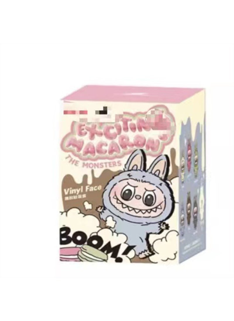 Arabest Labubu Heartbeat Macaron Blind Box Party Series Plush Charm Toy 1 random 