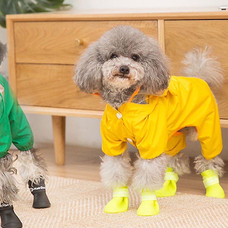 Pet Shaped Rain Hooded Raincoat Stylish Pet Raincoat - Image 4