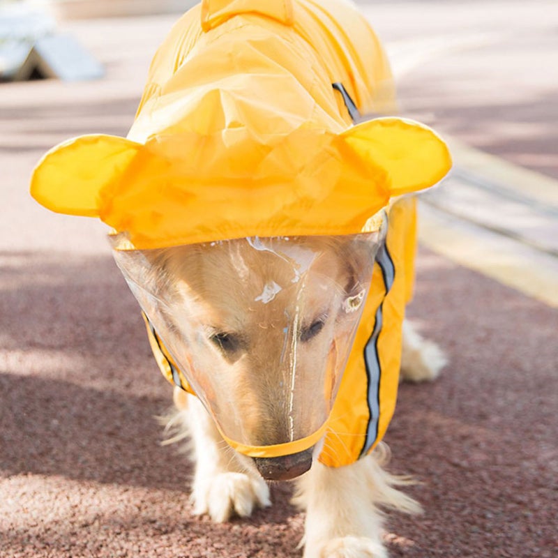 Pet Shaped Rain Hooded Raincoat Stylish Pet Raincoat - Image 2