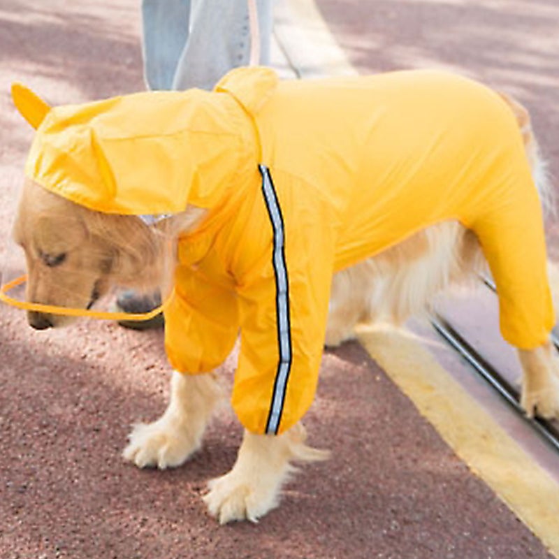 Pet Shaped Rain Hooded Raincoat Stylish Pet Raincoat - Image 5