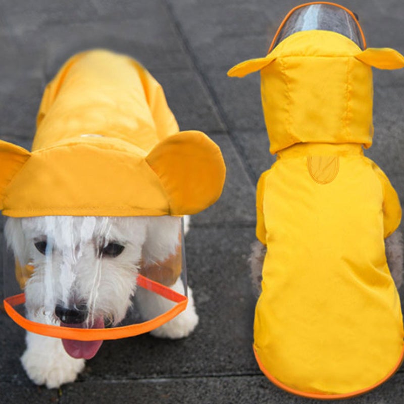 Pet Shaped Rain Hooded Raincoat Stylish Pet Raincoat - Image 1