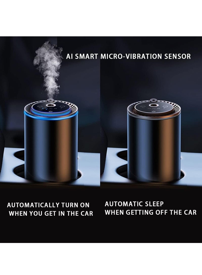 TIGER Car Air Fresheners, Portable AI Car Diffuser with Star Projector Light, 20000mAh Long Standby Aromatherapy, Luxury Car Accessories, Ideal Gift Choice - Black - Image 3