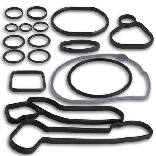 FLYPIG Engine Oil Cooler Gasket Seal O-Ring for Chevrolet Cruze Aveo Sonic Pontiac G3 Saturn Astra Replaces 55353331 55354071 926-167 55571687 55353321- Total 15 PCS - Image 4