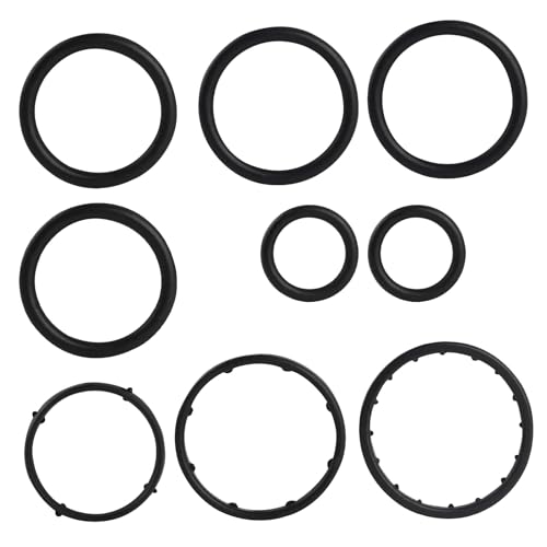 FLYPIG Engine Oil Cooler Gasket Seal O-Ring for Chevrolet Cruze Aveo Sonic Pontiac G3 Saturn Astra Replaces 55353331 55354071 926-167 55571687 55353321- Total 15 PCS - Image 5