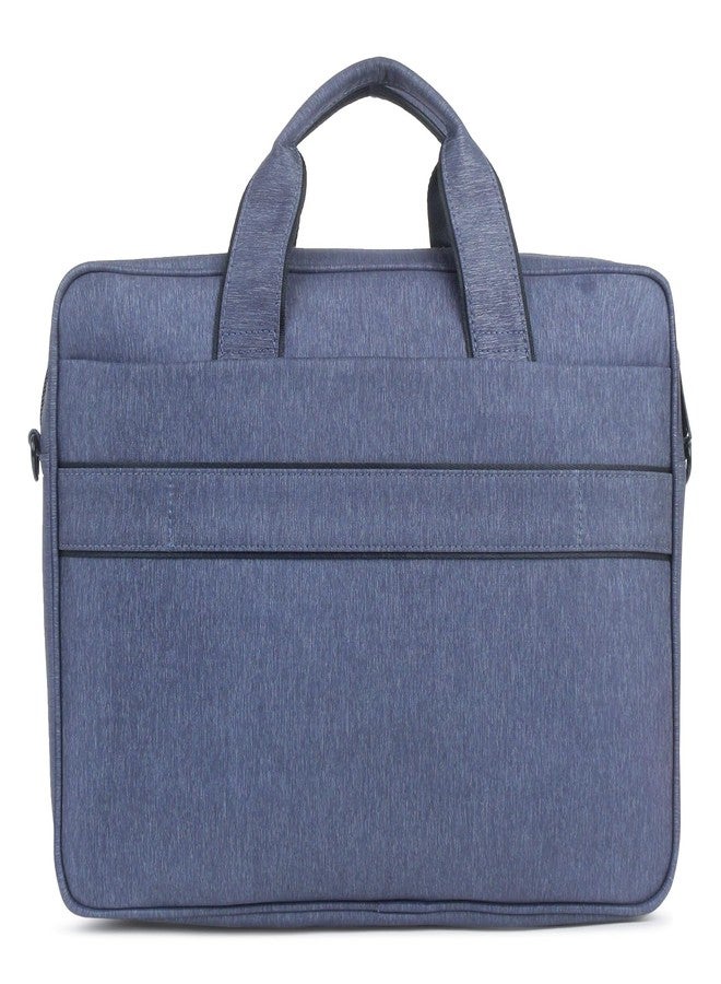 Probus The Dazzling Laptop Bags Polyester Messenger Bag,Detachable Shoulder Strap, For Men & Women, 14 Inch Blue - Image 5