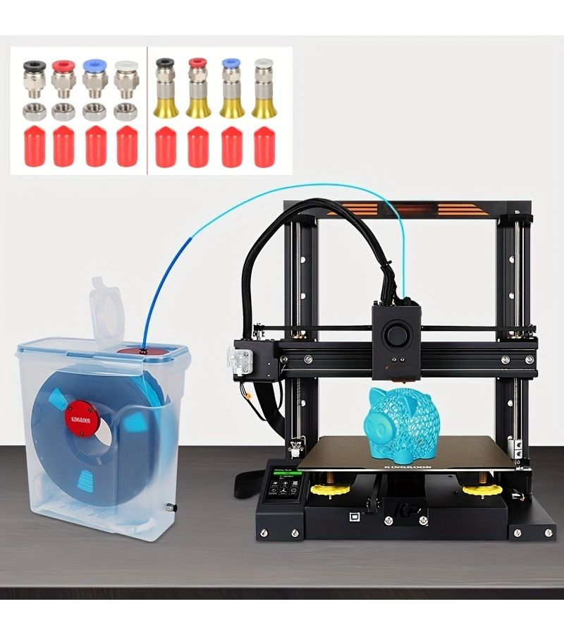 طقم تجفيف خيوط الطابعة ثلاثية الأبعاد 1 مجموعة أنبوب تغذية PTFE مع موصلات - Image 4
