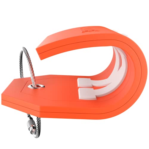 Shacke Initial Luggage Tag with Full Privacy Cover and Stainless Steel Loop – (Letter K) - Image 4