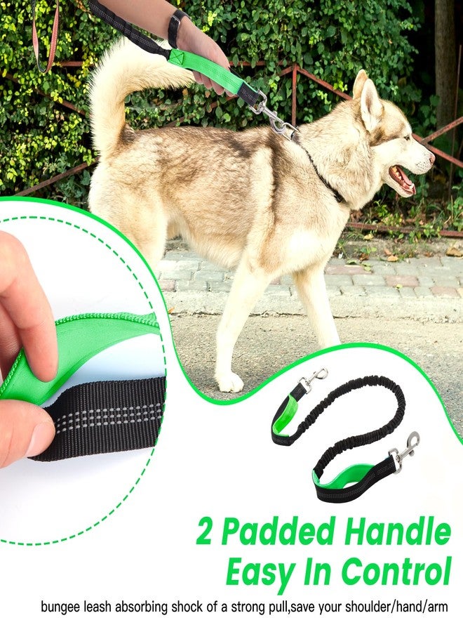 Caudblor Waist Leash for Medium Large Dog Walking, Bungee Hands Free Leash with Zipper Pouch, Around The Waist No Pull Running Dog Belt, Padded Handle Jogging No Hands Heavy Duty - Image 3