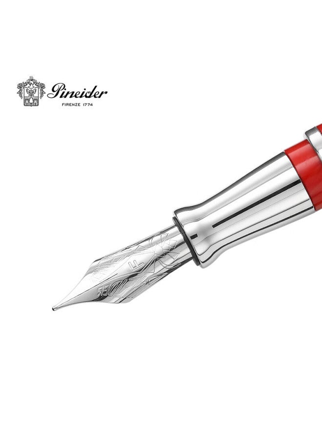 Pineider Avatar Series Red Fountain Pen For Men And Women, High-end Ink Pen, Gift Idea Ss Afxppi2101420 Present - Image 5