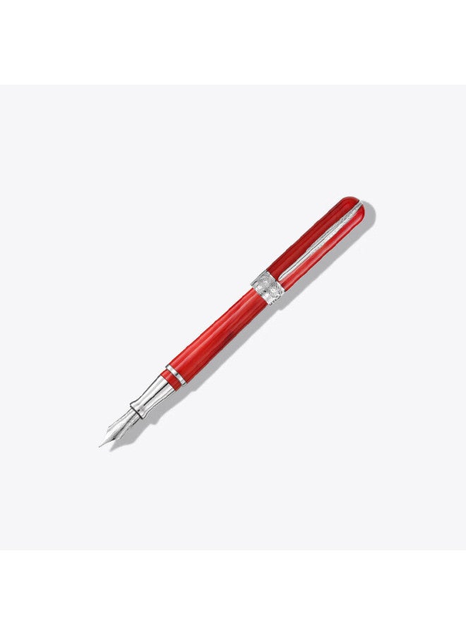 Pineider Avatar Series Red Fountain Pen For Men And Women, High-end Ink Pen, Gift Idea Ss Afxppi2101420 Present - Image 1