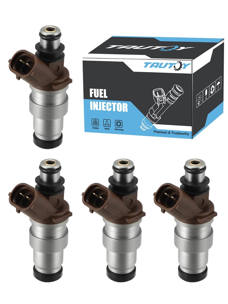 TAUTOY FJ377 Fuel Injectors 4PCS 27L Only For Toyota 4Runner 1996 1997 1998 1999 2000 27LTacoma 1995 1996 1997 1998 1999 2000T100 1996 1997 19982320979095 2325075050 - Image 2