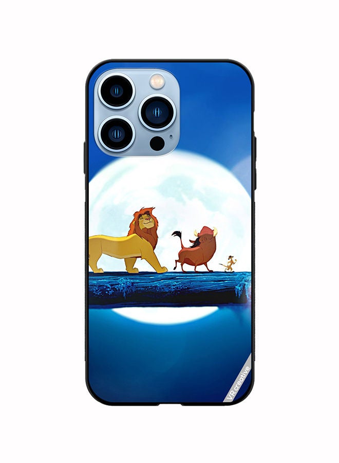VR CREATIVE Protective Case Cover For Apple iPhone 14 Pro Max Lion King Design Multicolour - Image 1