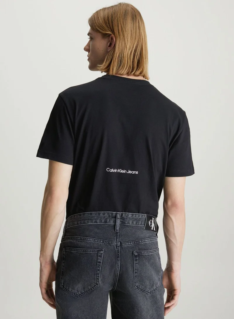 Calvin Klein Jeans Graphic Crew Neck T-Shirt